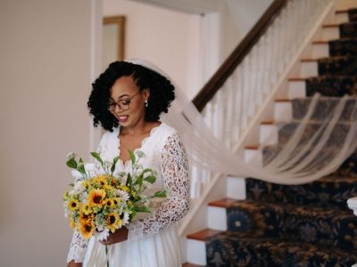 Veil On Staircase